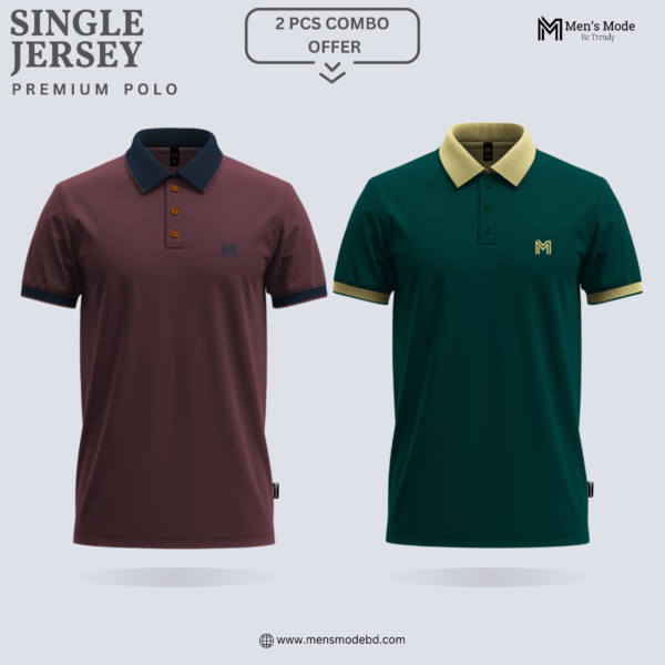 Premium Single Jersey Polo Shirt