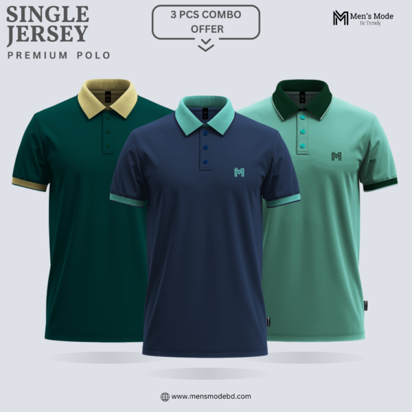 Premium Single Jersey Polo Shirt