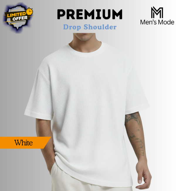 Premium Waffle Drop Shoulder