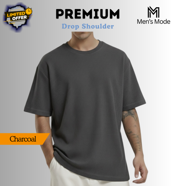 Premium Waffle Drop Shoulder