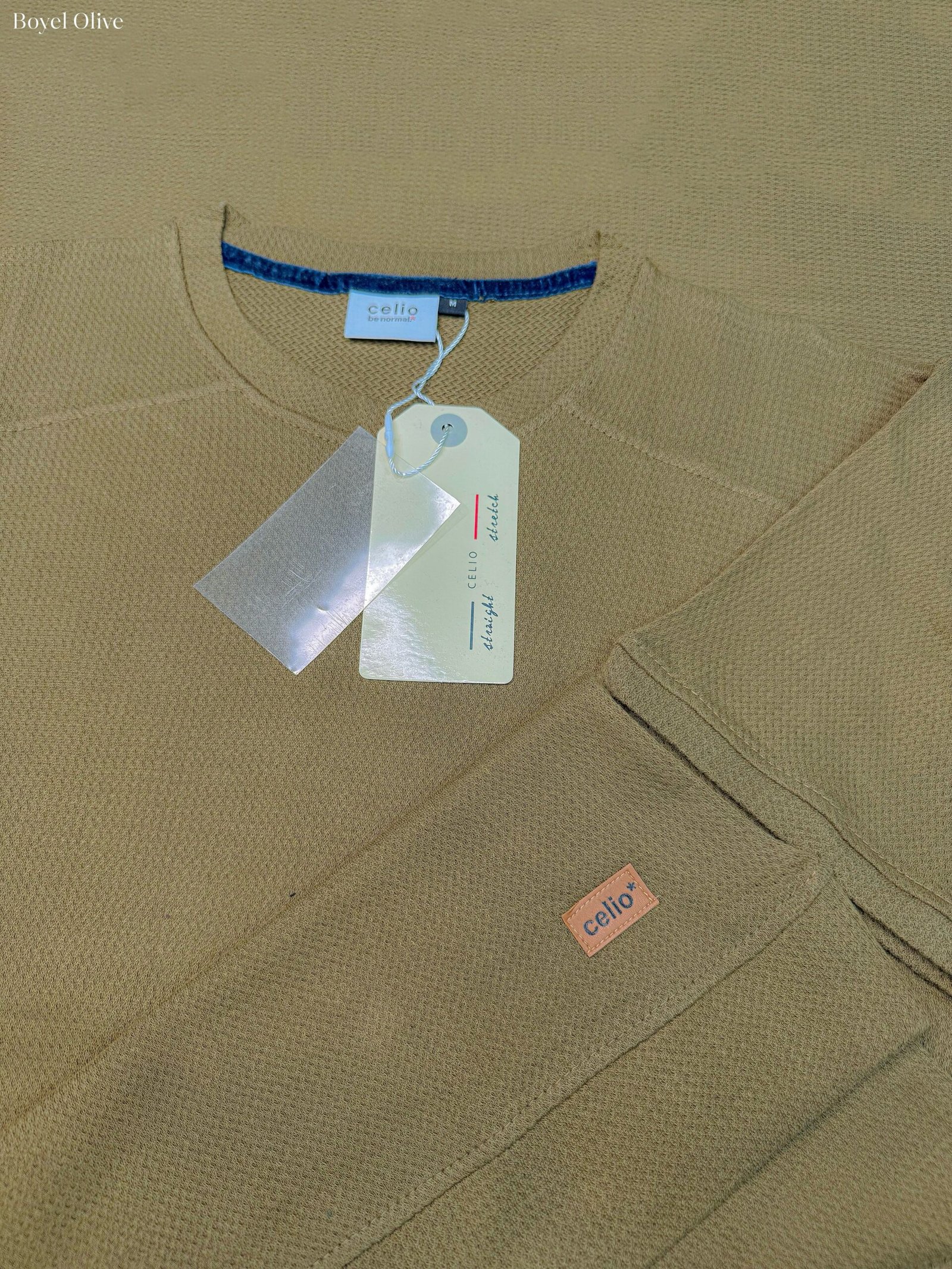 Premium Mock Neck Basic T-Shirt - Image 2