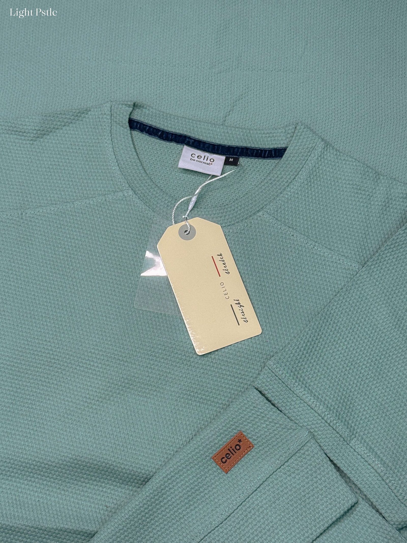 Premium Mock Neck Basic T-Shirt - Image 2