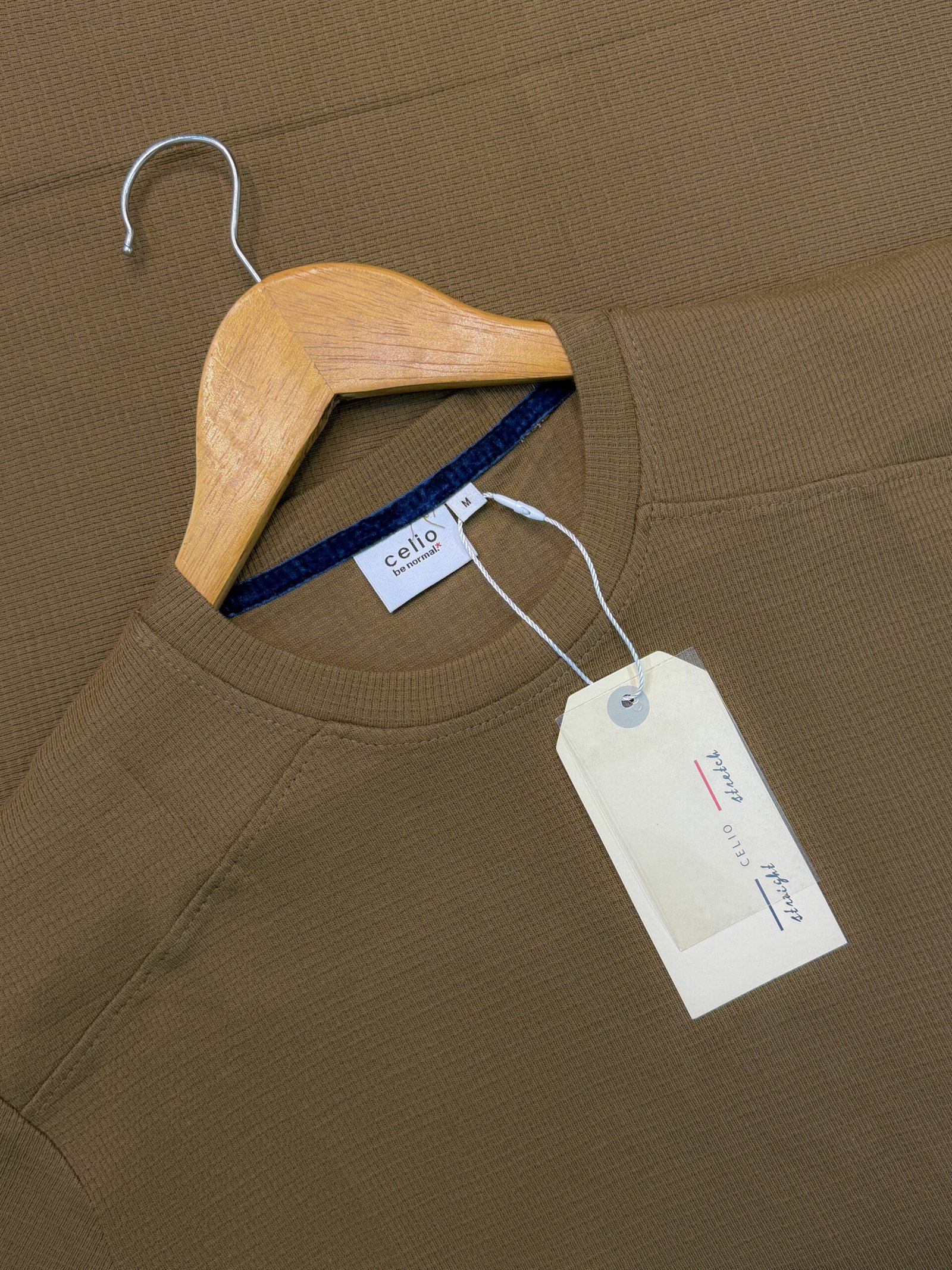 Premium Mock Neck Basic T-Shirt - Image 2