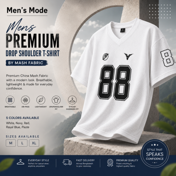 Premium Mash Drop Shoulder