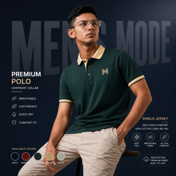 Premium Cotton Polo Shirt