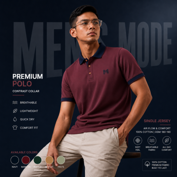 Premium Cotton Polo Shirt