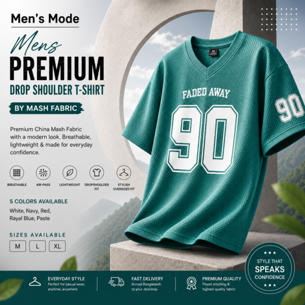 Premium Mash Drop Shoulder