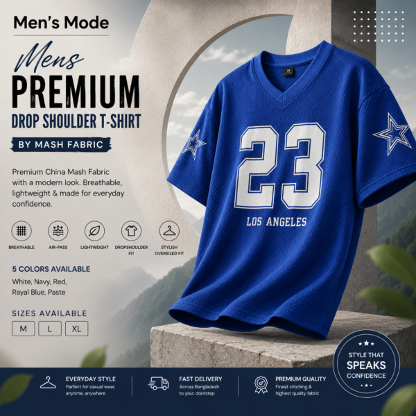 Premium Mash Drop Shoulder