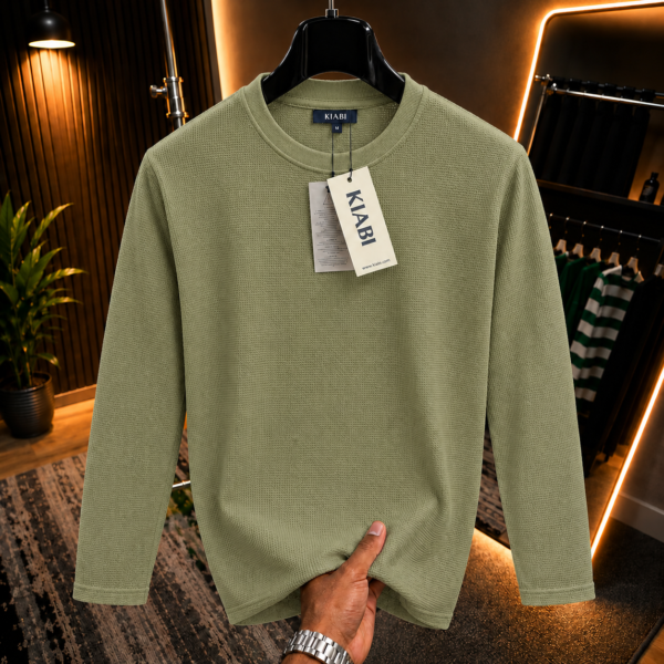 Premium Waffle Full Sleeve Tee