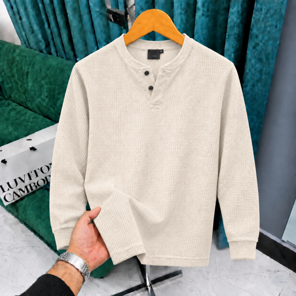 Premium Henley Full Sleeve T-Shirt