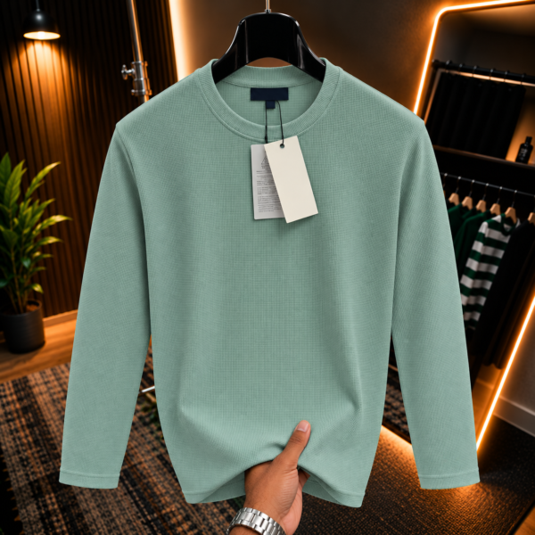 Premium Waffle Full Sleeve Tee