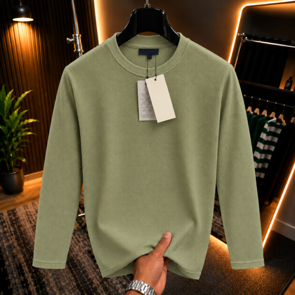Premium Waffle Full Sleeve Tee