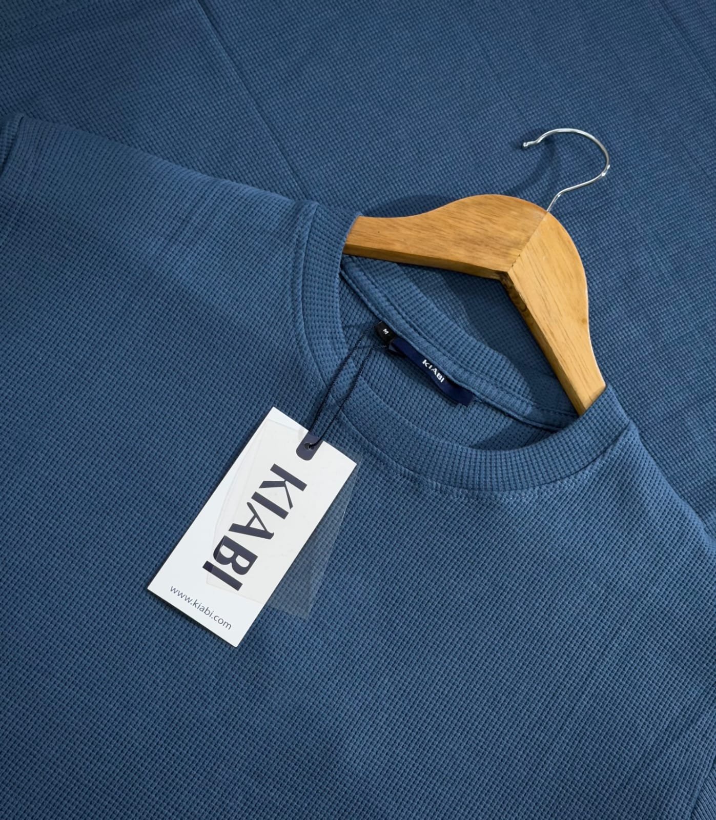 Premium Waffle Full Sleeve Tee - Image 2