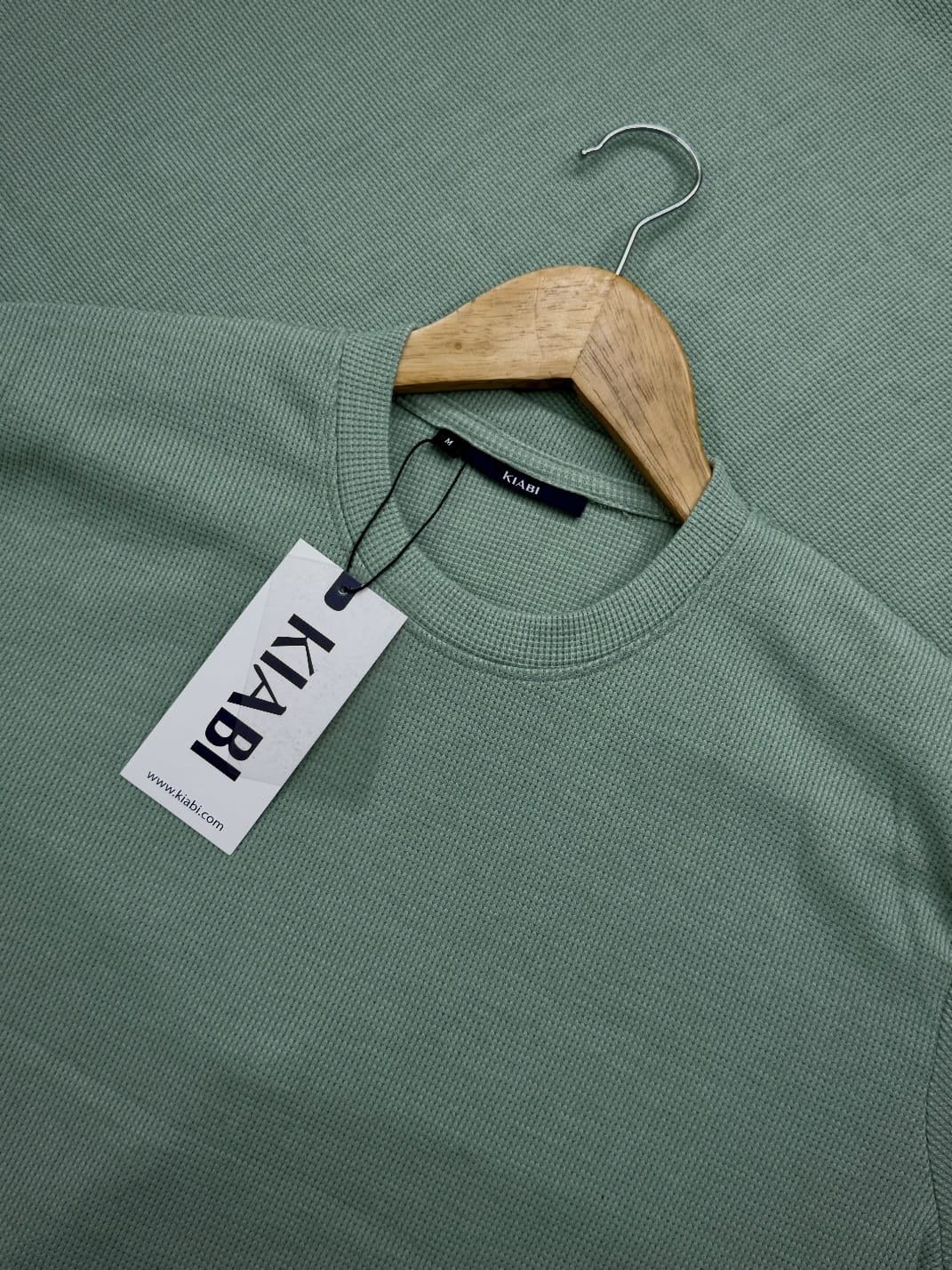 Premium Waffle Full Sleeve Tee - Image 2