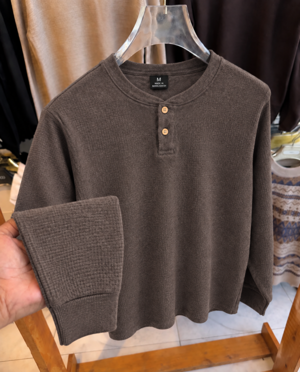 Premium Henley Full Sleeve T-Shirt
