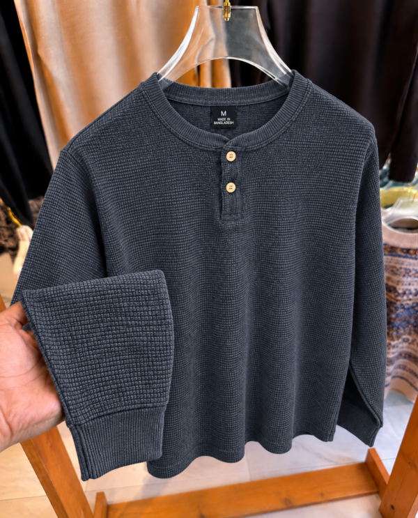 Premium Henley Full Sleeve T-Shirt