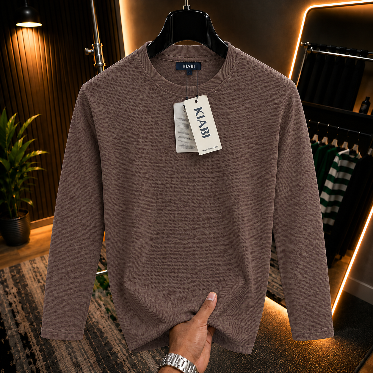 Premium Waffle Full Sleeve Tee