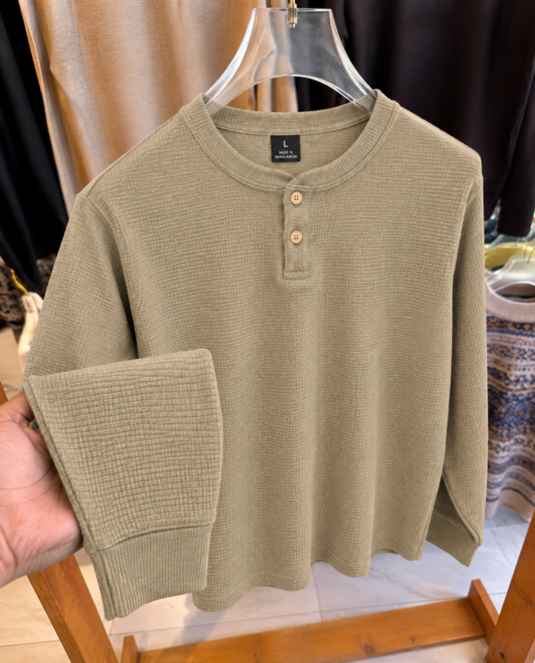 Premium Henley Full Sleeve T-Shirt