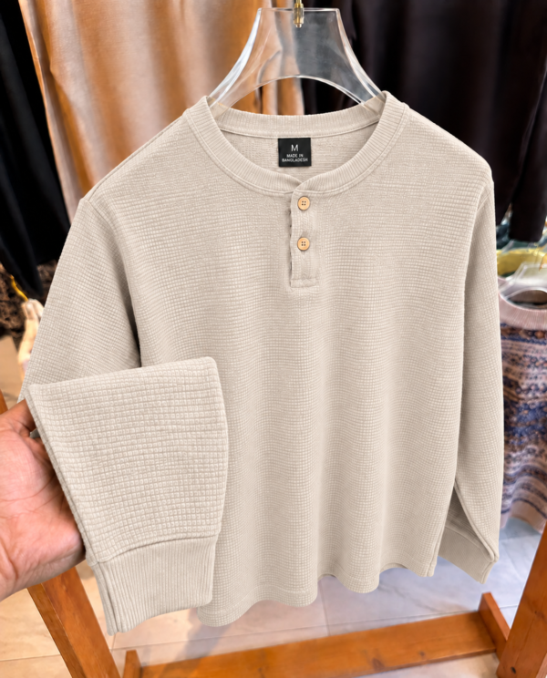 Premium Henley Full Sleeve T-Shirt