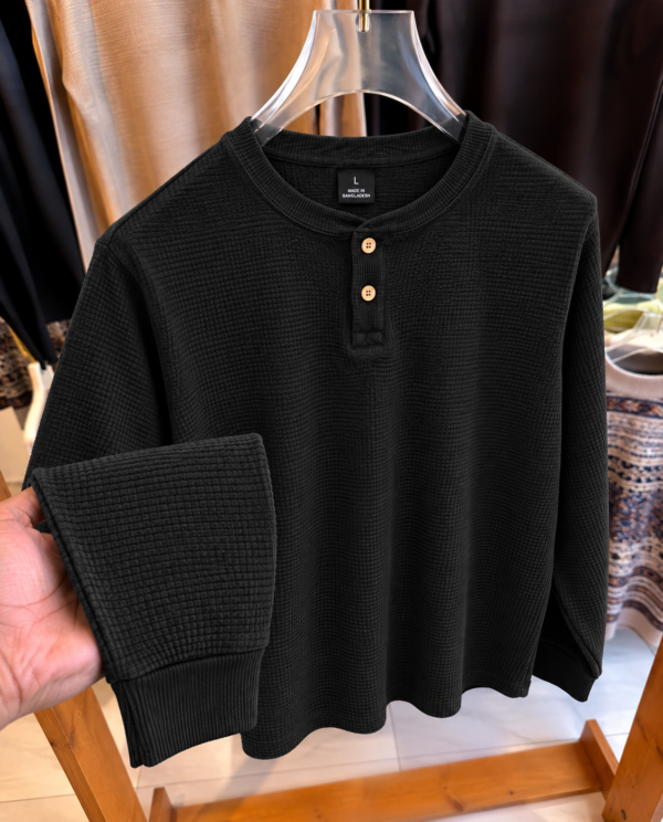 Premium Henley Full Sleeve T-Shirt