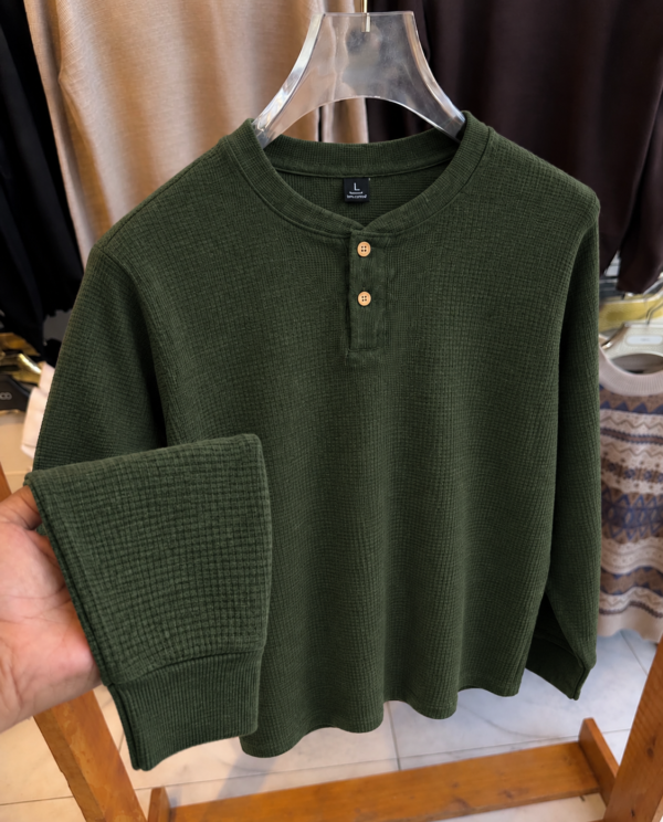 Premium Henley Full Sleeve T-Shirt