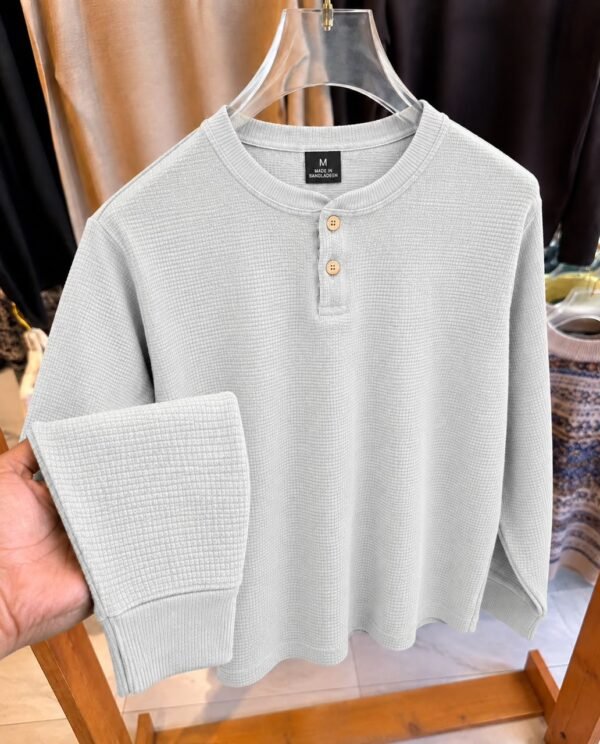 Premium Henley Full Sleeve T-Shirt